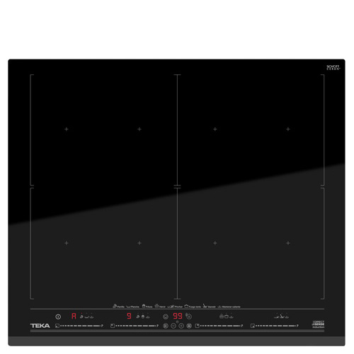 כיריים אינדוקציה TEKA IZF-68600 עם 7 קומבינציות בישול, 60 ס"מ