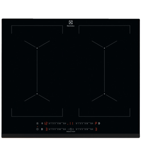 כיריים אינדוקציה ELECTROLUX EIV644 עם פונקציית BRIDGE, עיצוב FRAMELESS, חיישני טאץ'