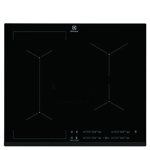 כיריים אינדוקציה ELECTROLUX EIV634 עם חיישני נגיעה סליידר וחיבור גישור, רוחב 59 ס"מ