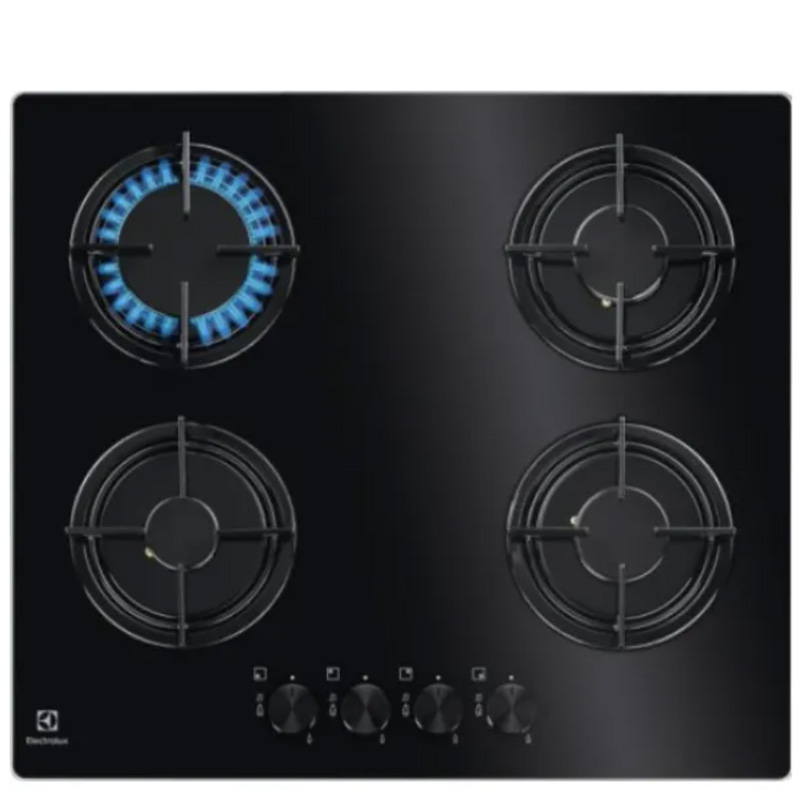 כיריים זכוכית Electrolux EGT6242NVK - רוחב 60 ס"מ ו-4 להבות לבישול מושלם