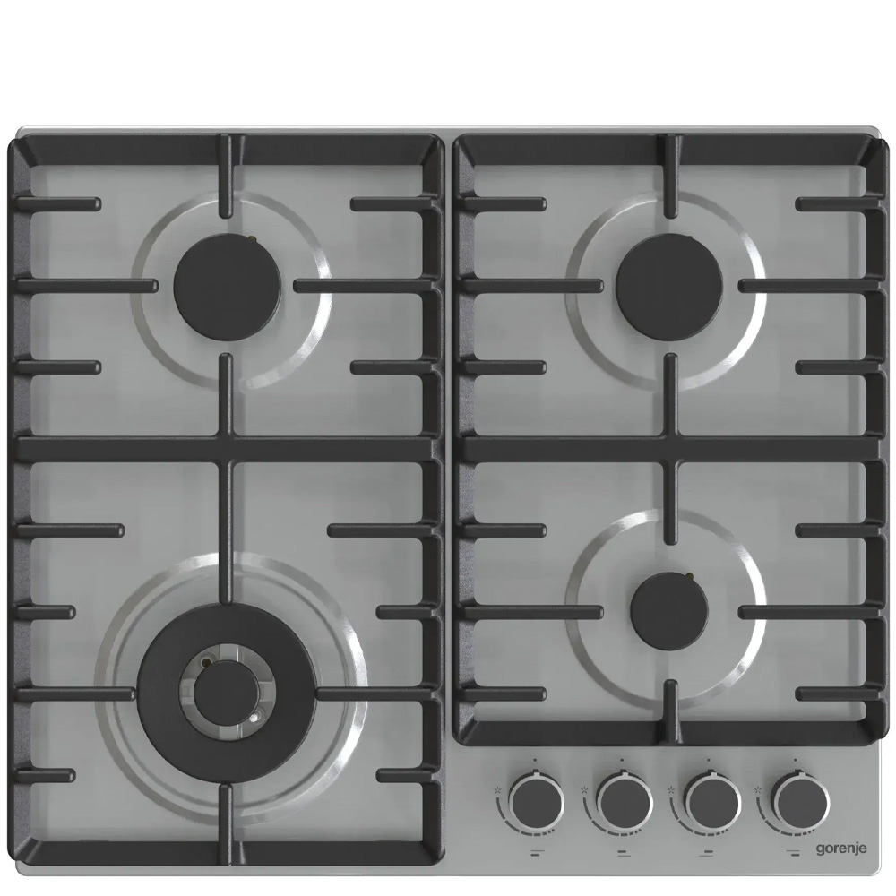 כיריים גז Gorenje GW642ABX עם גריל יצוק והצתה אלקטרונית - 60 ס"מ נירוסטה