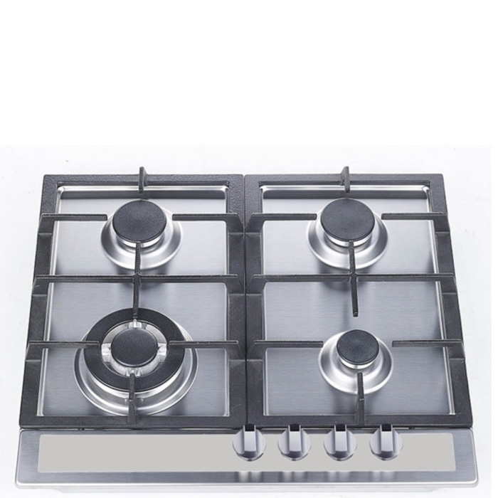 כיריים גז נירוסטה עם 4 מבערים והצתה אלקטרונית דגם HO-T-664 LyVent