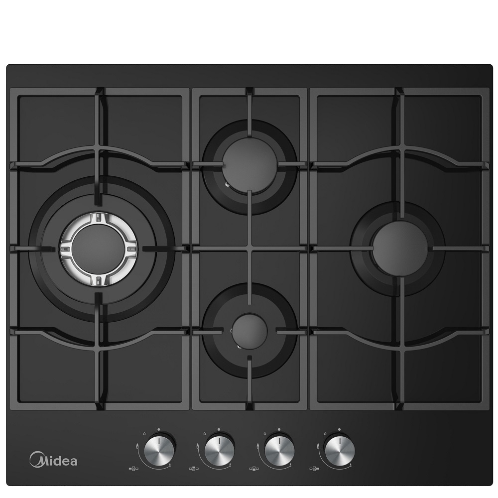 כיריים גז MIDEA דגם 60GM097 עם להבת טורבו כפולה בעוצמת 3300W