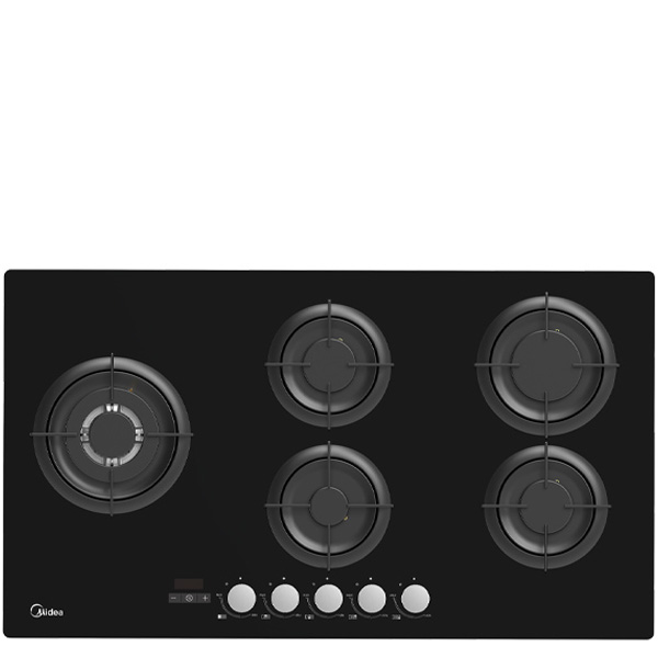 כיריים גז מידאה 90GH503 עם 5 להבות וכולל להבת טורבו כפולה