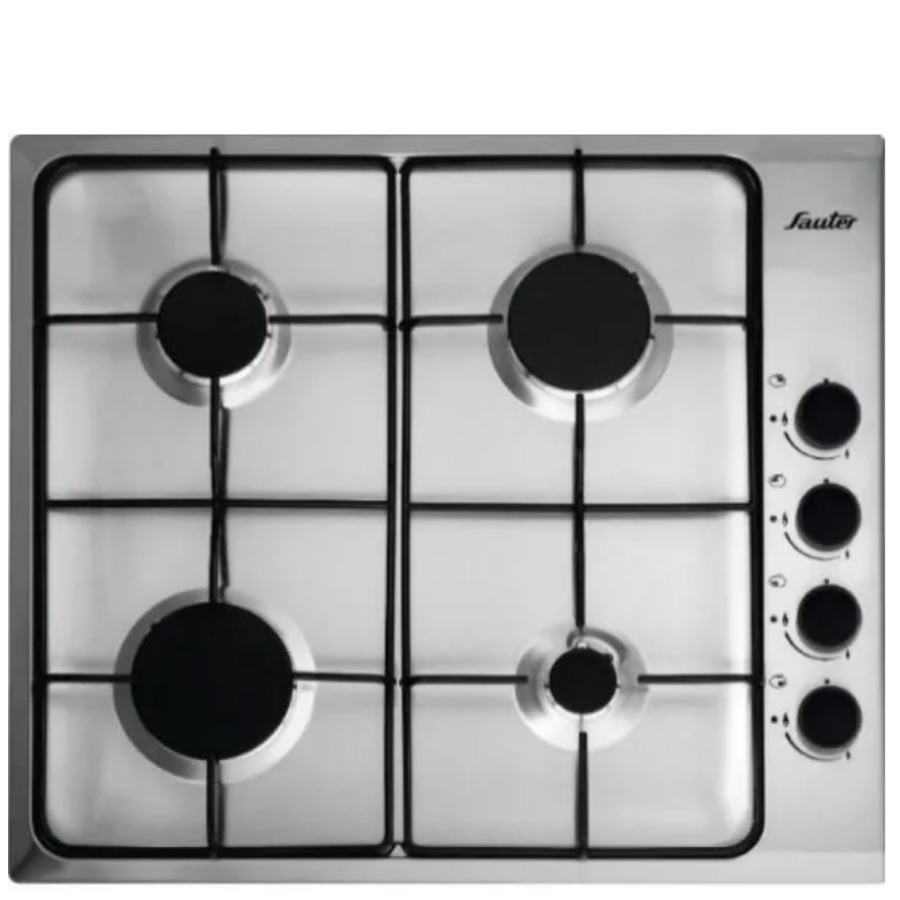 כיריים גז SAUTER SHE850IX עם 4 מבערים יצוקים - הצתה בטיחותית