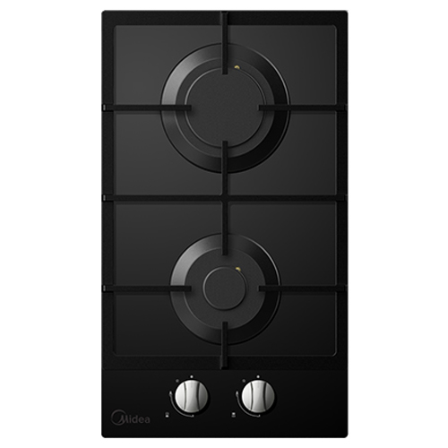 כיריים גז MIDEA 30G20MA060-GFN עם להבה 3000W ומשטח זכוכית מחוסמת