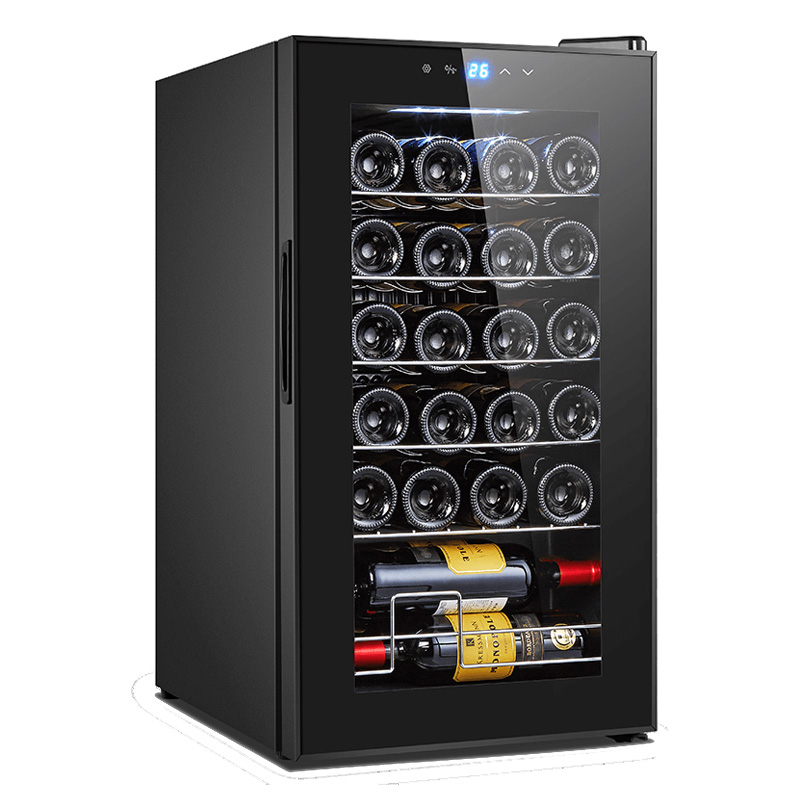 מקרר יין LANDERS JC70 עם קיבולת 24 בקבוקים ומדחס שקט במיוחד