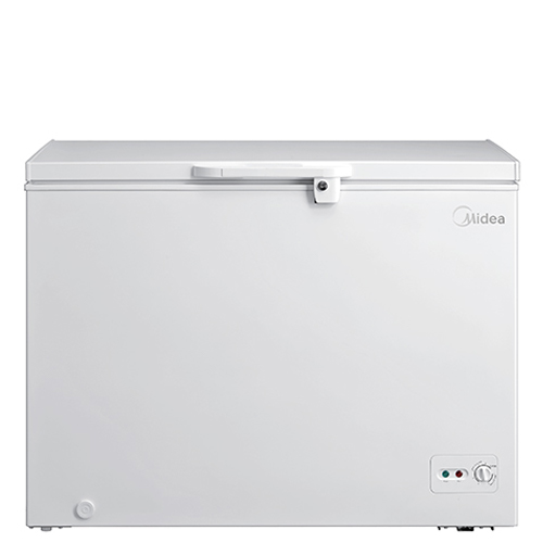 מקפיא/מקרר שוכב MIDEA HS-384C עם 295 ליטר וקירור יעיל דירוג אנרגיה A