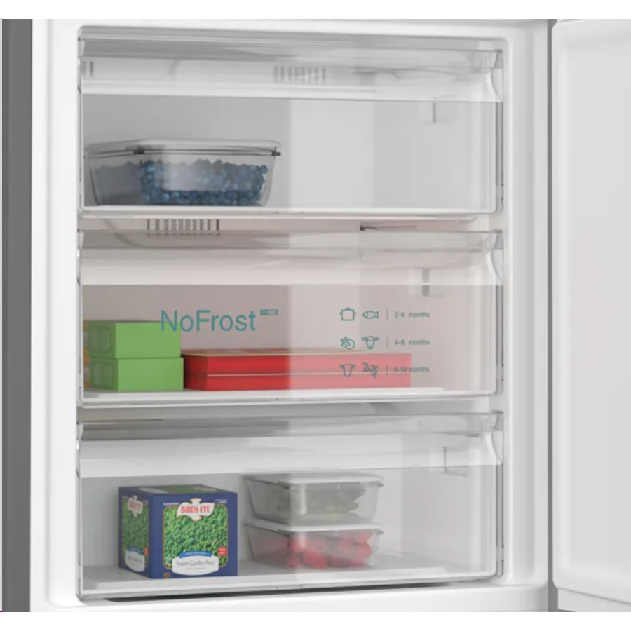 מקרר SIEMENS 440 ליטר KG49NXXCF עם טכנולוגיית NoFrost למניעת קרח – תמונה 5