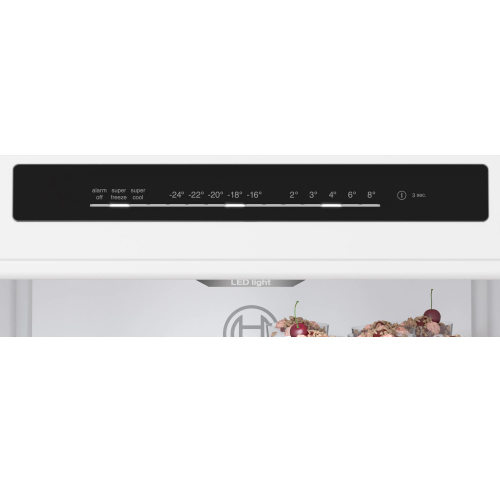 מקרר מקפיא תחתון BOSCH 321 ליטר KGN36VXCT – טכנולוגיית NoFrost וחיסכון באנרגיה – תמונה 3