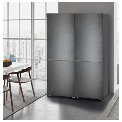 מקרר ליבהר CNbdc 5223, 330 ליטר, NoFrost ו-DUO COOLING, חסכוני בנירוסטה מושחרת – תמונה 3