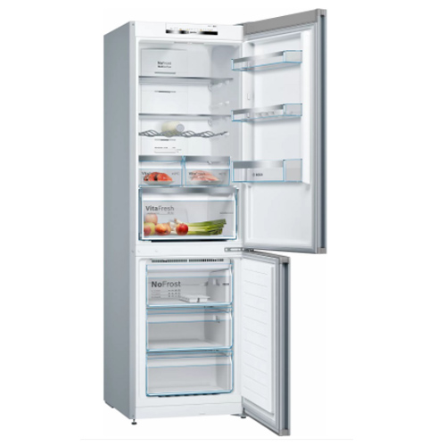 מקרר בוש דגם KGN36IJEB עם NoFrost ונפח 323 ליטר – תמונה 3