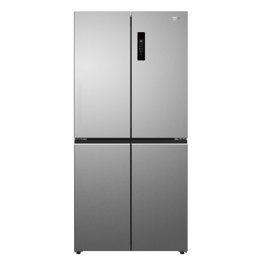 מקרר BEKO עם 4 דלתות, טכנולוגיות מתקדמות ו-601 ליטר דגם GN91601XP