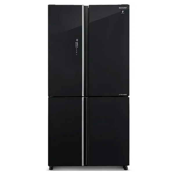 מקרר Sharp עם מקפיא תחתון 4 דלתות, 578 ליטר, דגם SJ-8960BK