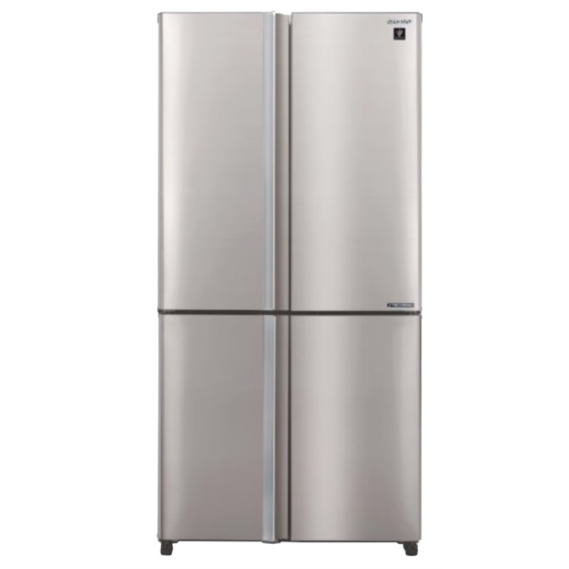 מקרר SHARP SJ-9270-WH עם מקפיא תחתון וטכנולוגית קירור היברידית, 611 ליטר