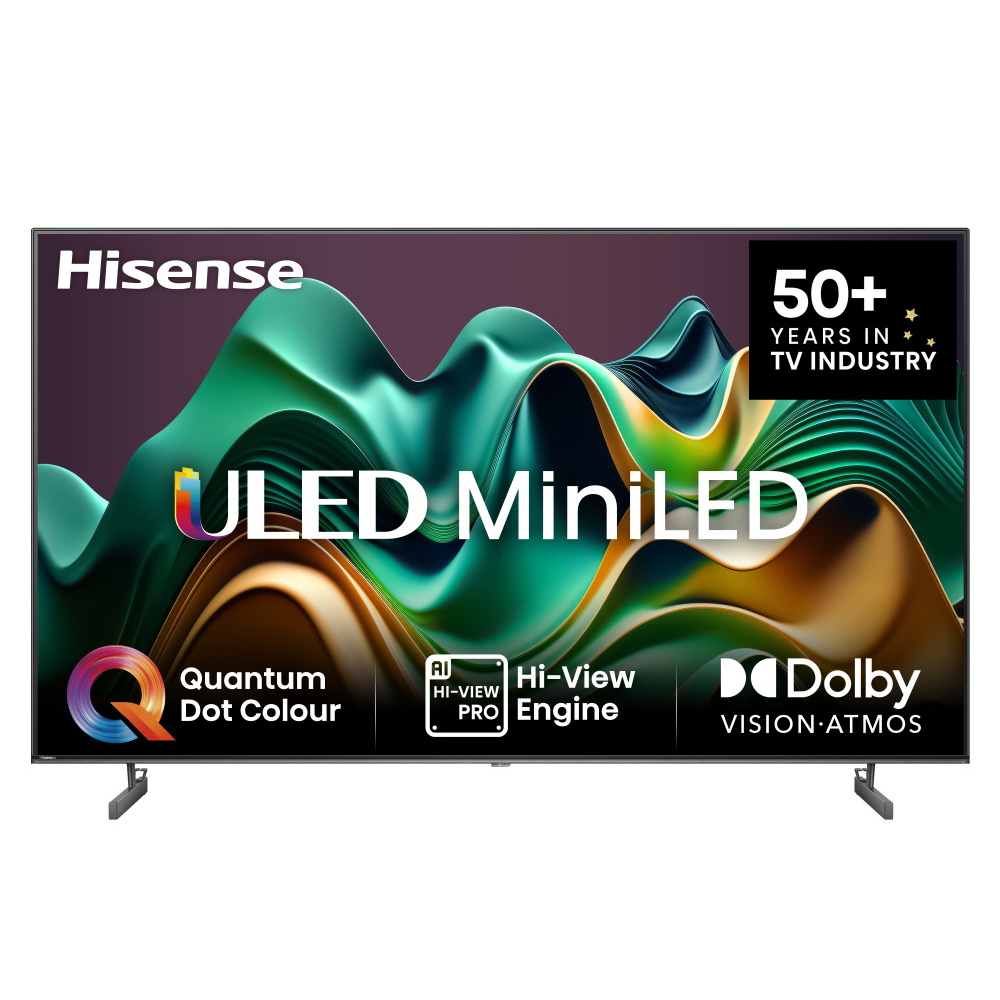 HISENSE 55U62NQ: טלוויזיית 55 אינץ' 4K עם MINI LED ובהירות 600nit