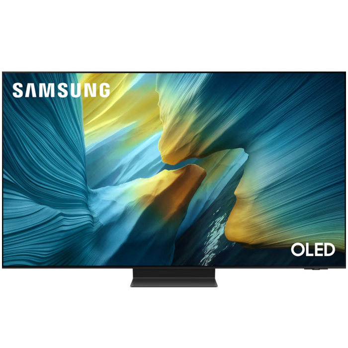 טלוויזיית SAMSUNG 55" QE55S95F עם סאונד Q-Symphony עוצמתי ורמקולים 4.2.2
