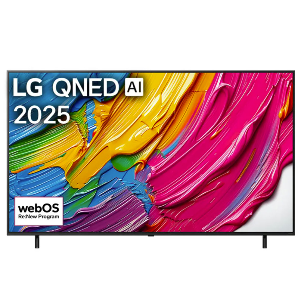 טלוויזיה חכמה LG 75 אינץ' 4K QNED עם מעבד אלפא 7 AI דור 8