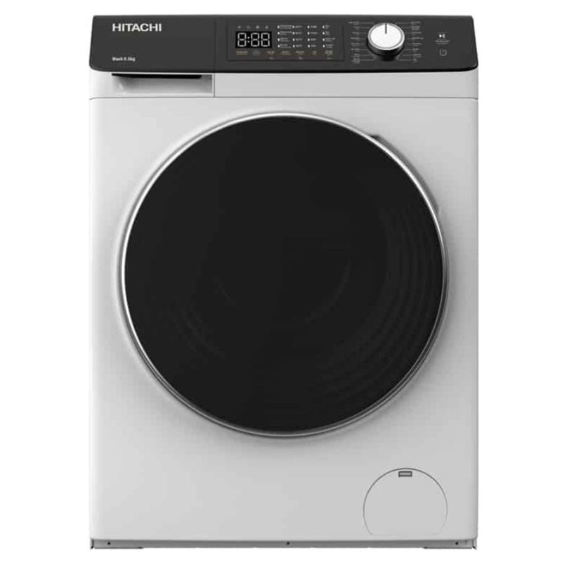 מכונת כביסה HITACHI BD-904HVOW עם קיבולת 9 ק"ג ומנוע אינוורטר מבצע