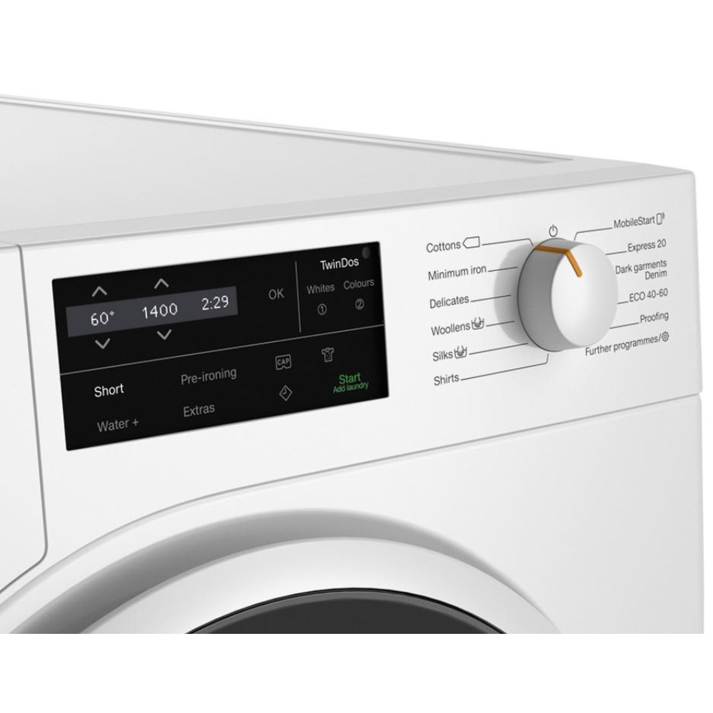 מכונת כביסה MIELE דגם WSG 663 WCS עם פתח חזית ובקיבולת של 9 ק"ג – תמונה 4