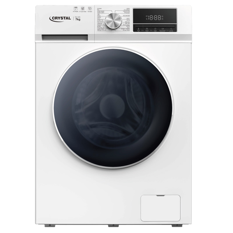 מכונת כביסה פתח חזית 7 ק"ג TWM 712 עם 16 תוכניות ונצילות סחיטה עד 1200 סל"ד