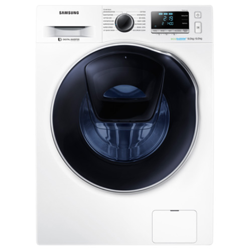 מכונת כביסה מייבש 9 ק"ג Samsung WD90T6542BE סחיטה עד 1400 סל"ד