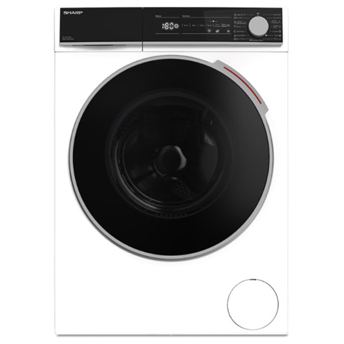 מכונת כביסה Sharp ES-F914LW עם נפח 9 ק"ג ודלת רחבה 51 ס"מ