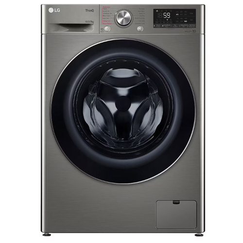 מכונת כביסה משולבת מייבש LG F16107WD עם קיבולת 10.5 ק"ג ומנוע הנעה ישירה