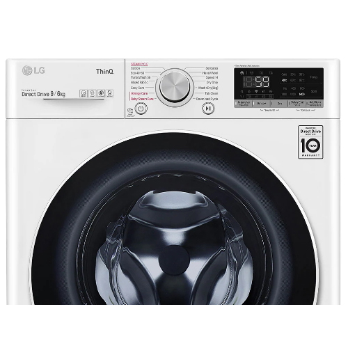 מכונת כביסה ומייבש LG עם שליטה מרחוק וקיבולת יבוש 6 ק"ג – תמונה 5