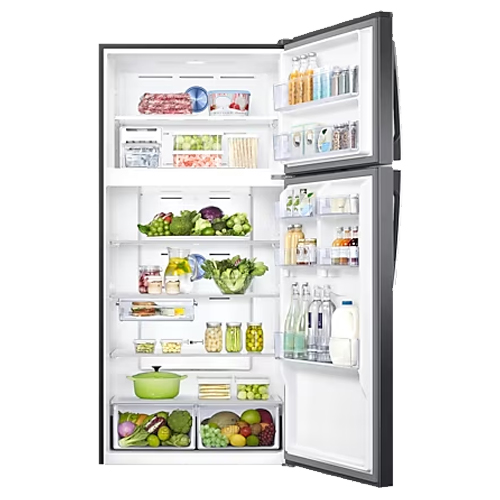 מקרר מקפיא עליון 622 ליטר SAMSUNG RT62K7044BS עם מדחס Digital Inverter חסכוני באנרגיה – תמונה 3