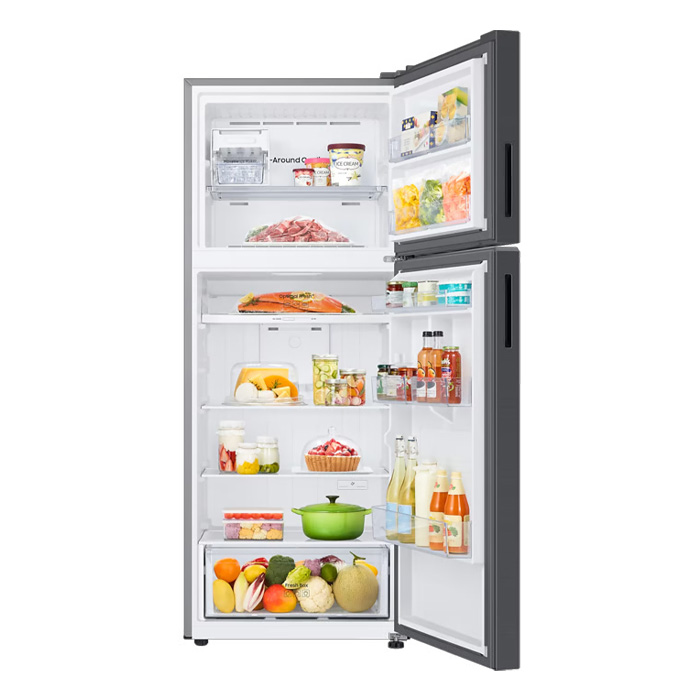 מקרר SAMSUNG מקפיא עליון 415 ליטר עם מדחס אינוורטר ואחריות 20 שנים – תמונה 3