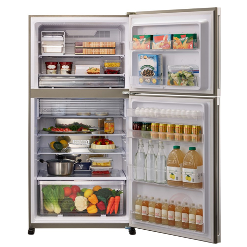 מקרר SHARP דגם SJ-4660 עם מקפיא עליון, נפח 604 ליטר, דירוג אנרגטי A. – תמונה 3