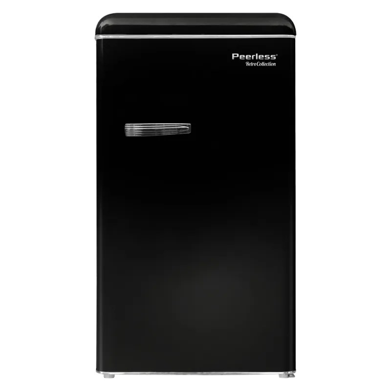 מקרר 90 ליטר רטרו פירלס שחור BC90VX Peerless