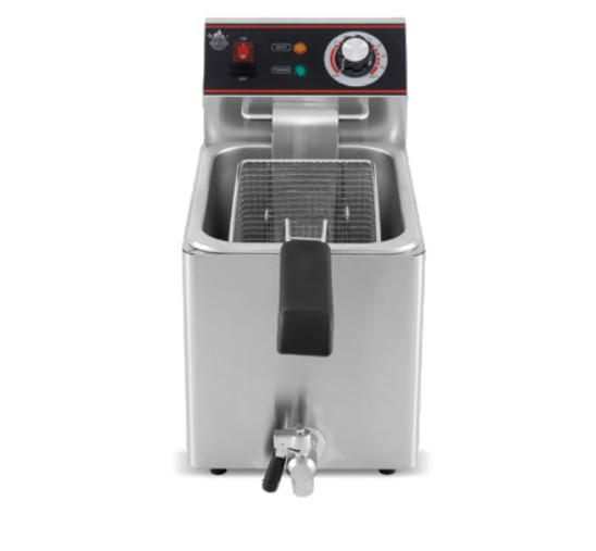 צ'יפסר נירוסטה 8 ליטר + ברז ריקון