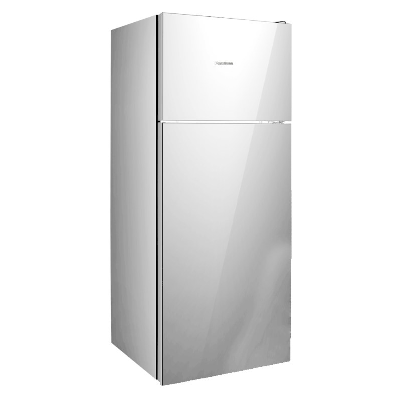 מקרר מקפיא עליון פירלס 210 ציפוי זכוכית לבן Peerless BCD-210 G W