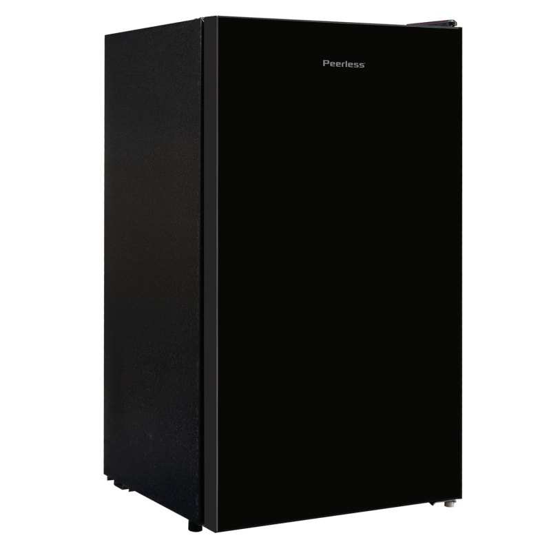 מקרר 90 ליטר שחור דלת זכוכית פירלס Peerless BC-90 BP