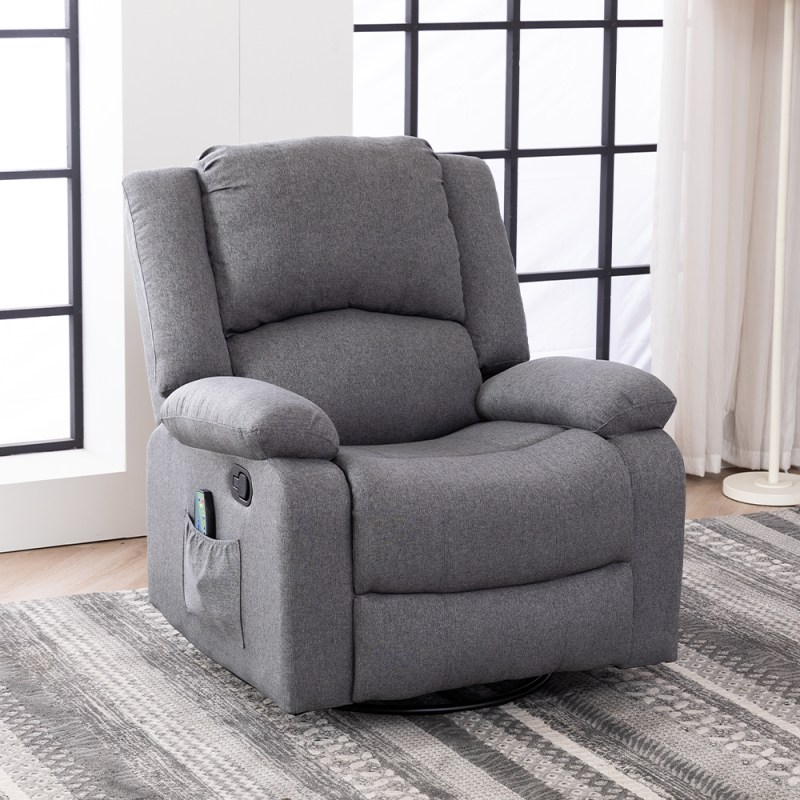 כורסת מסאג בד NOA פרימיום אפור