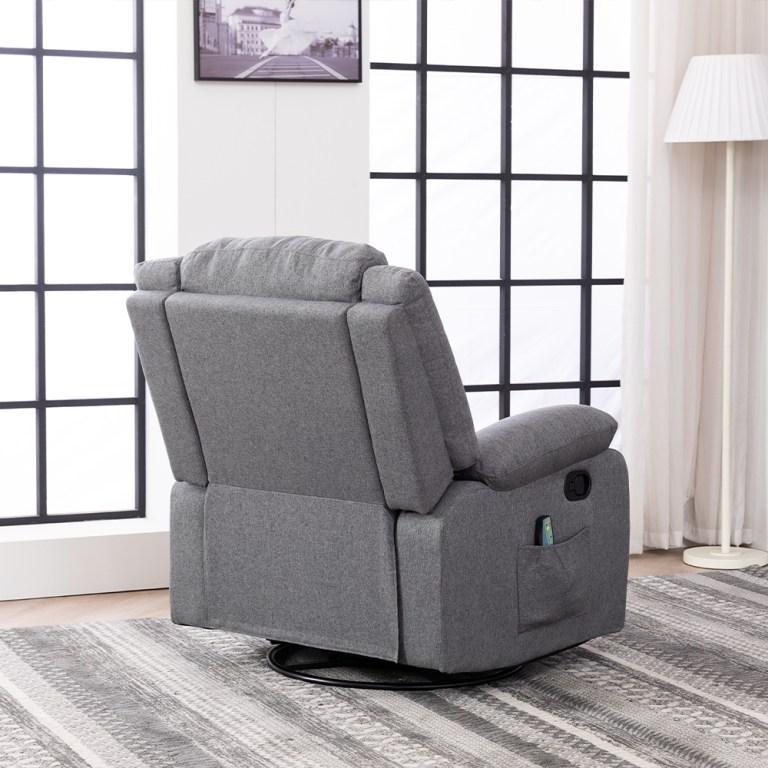 כורסת מסאג בד NOA פרימיום אפור – תמונה 3