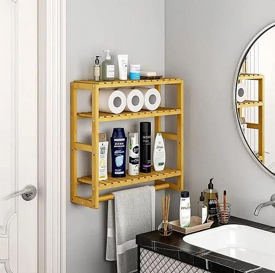 מדף תלוי במבוק מדגם 559 - עיצוב יוקרתי לחוויית WOODY – תמונה 3