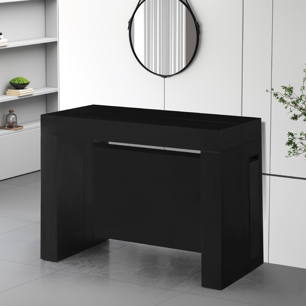 קונסולת עיצוב מרשימה לפינת אוכל - דגם Hermes בהתאמה מושלמת בענקיות שחורה | WOODY בסוף הכותרת!