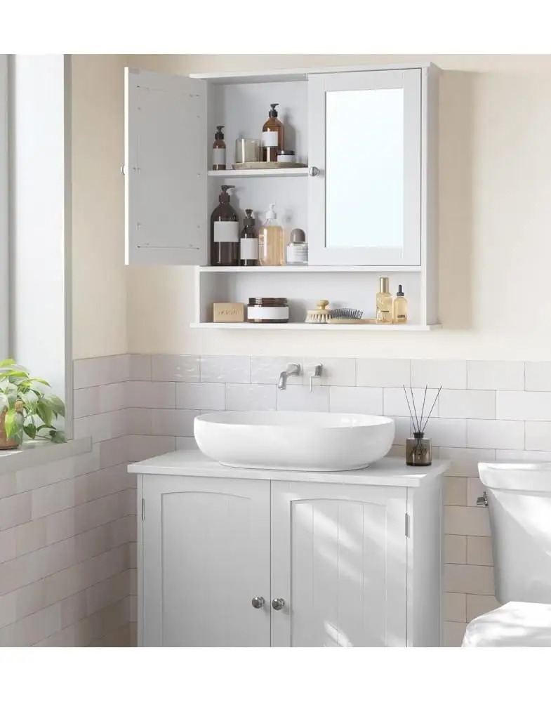 ארונית אמבטיה יוקרתית עם מראה דגם SRG11 מבית WOODY – תמונה 3