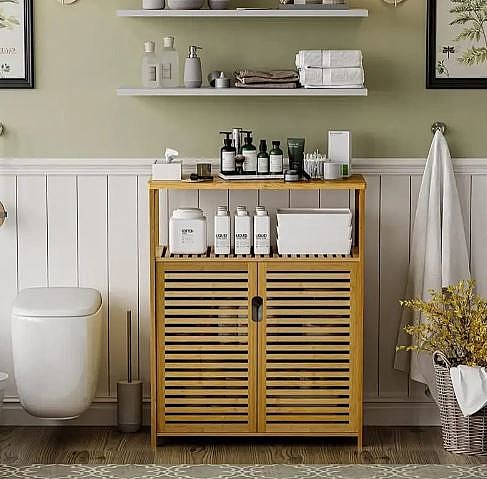 ארונית במבוק מעוצבת עם 2 דלתות מדגם 335 מבית WOODY – תמונה 5