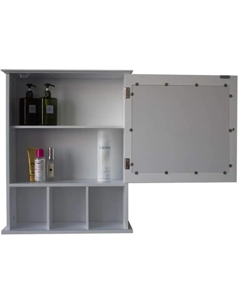 ארונית אמבטיה מעוצבת עם מראה - דגם SRG13 של WOODY – תמונה 7