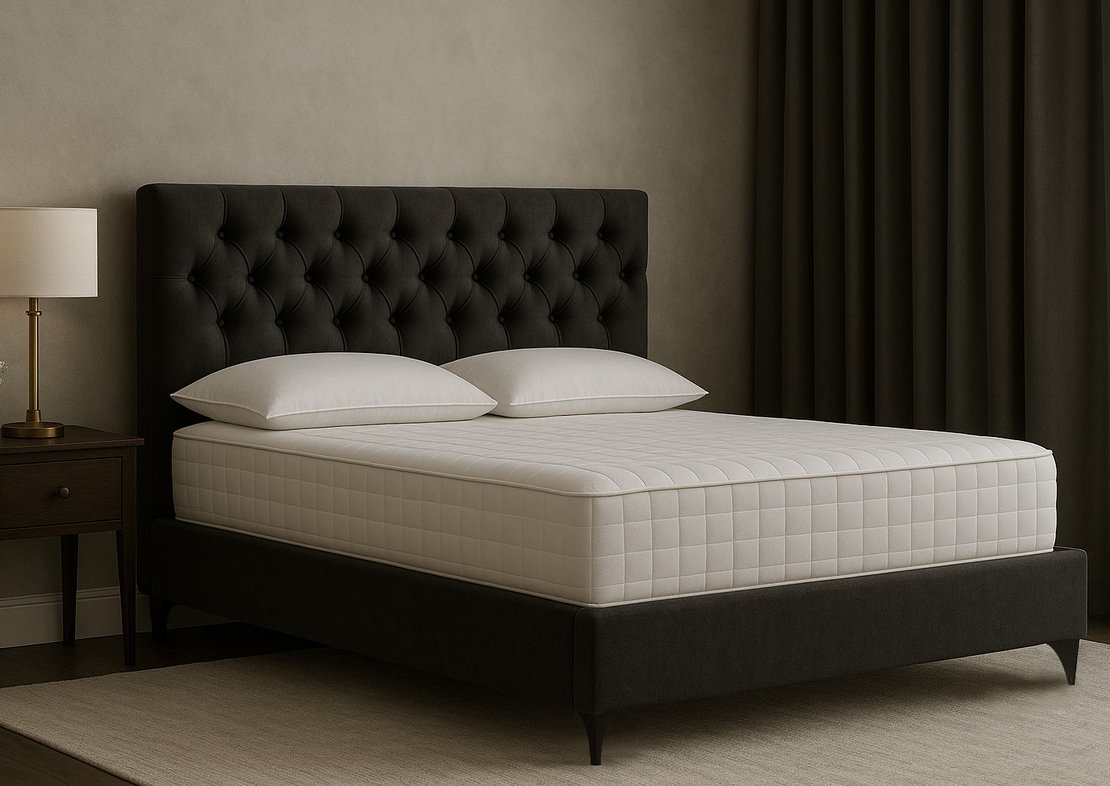 מיטה זוגית יוקרתית מקולקציית פרימיום בעיצוב חן תוצרת כחול לבן – WOODY