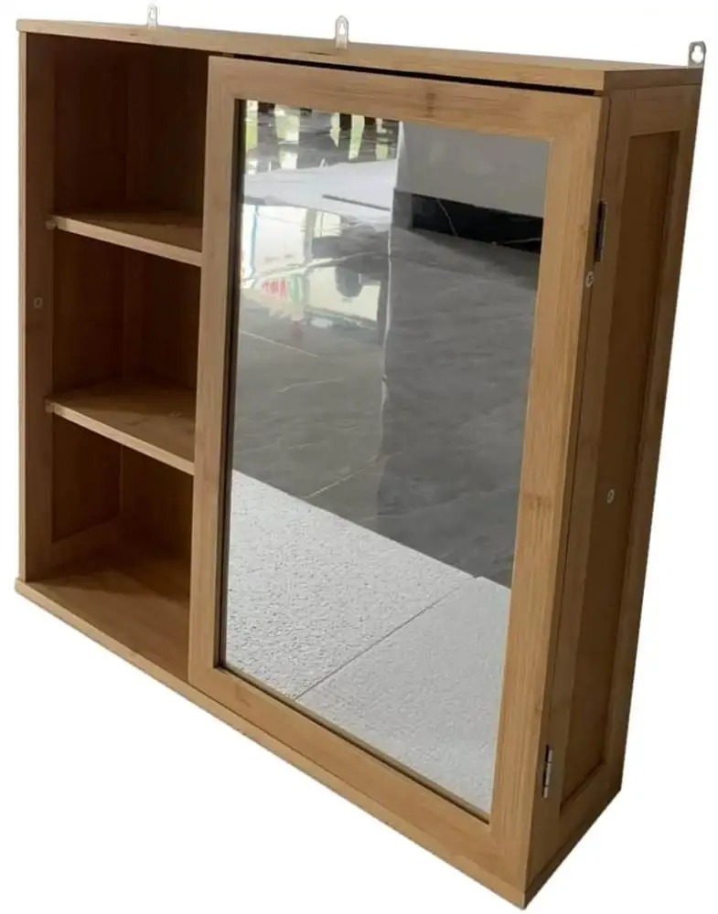 מזנון במבוק אלגנטי עם מראה - דגם SRG3 מבית WOODY – תמונה 3