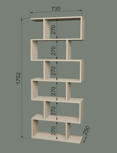 מדף עיצוב מדהים דגם Vilen אלון WOODY – תמונה 4