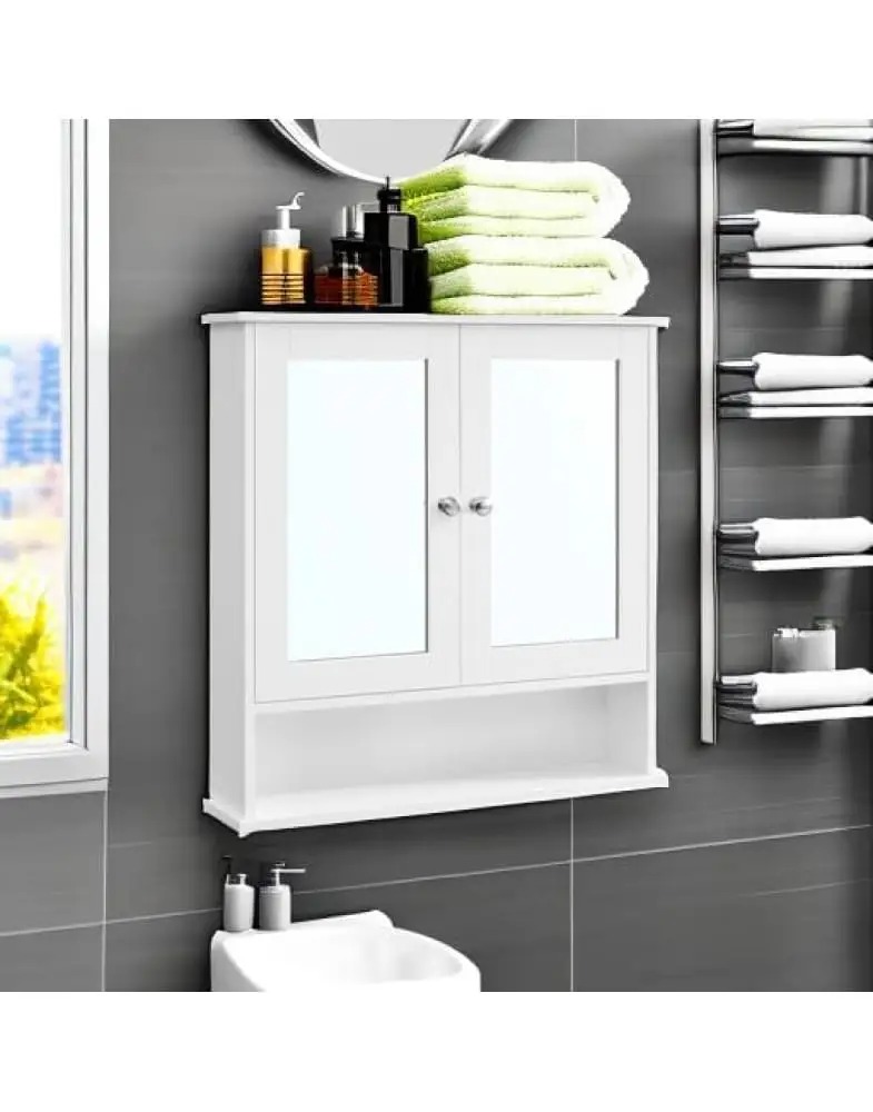 ארונית אמבטיה יוקרתית עם מראה דגם SRG11 מבית WOODY