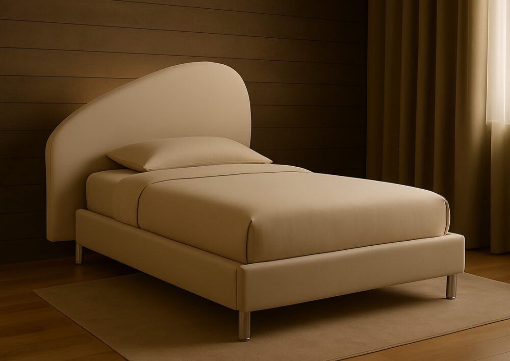 מיטה זוגית מעוצבת ומפוארת מקולקציית הפרימיום - דגם ברצלונה של WOODY