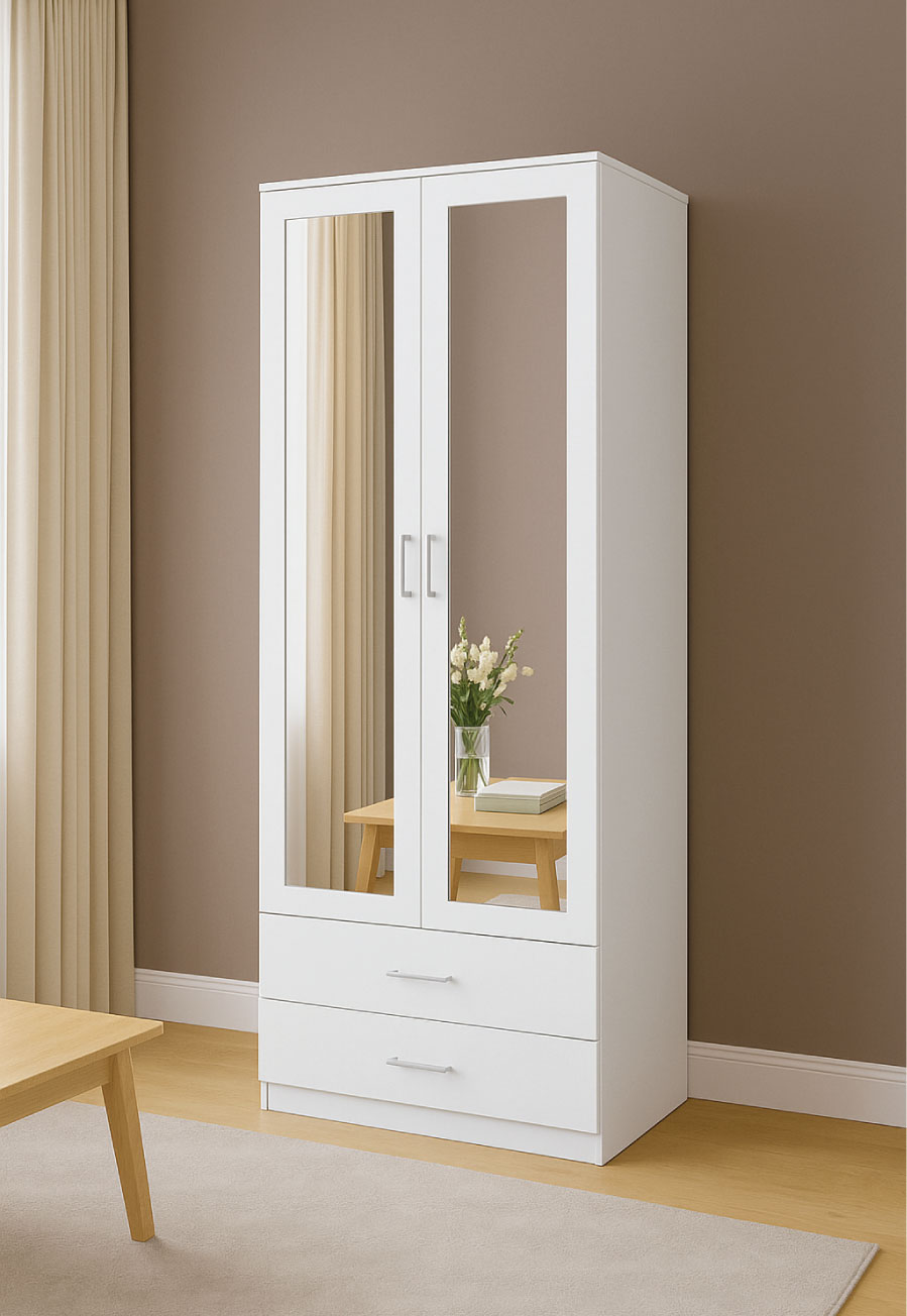 ארון בגדים מרהיב עם מראות בעיצוב מודרני | WOODY