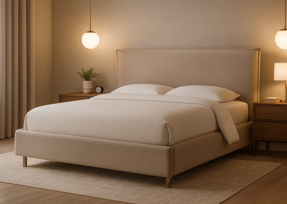 מיטה זוגית פרימיום בעיצוב יוקרתי מדגם שרה מבית WOODY